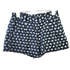 Theory Eyelet Black and White 100% Cotton Shorts Size 2